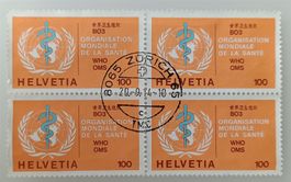 1975 Weltgesundheitsorganisation Vierer.