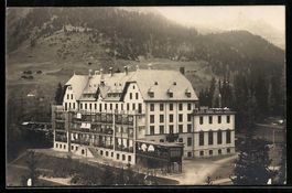 Davos, Basler Sanatorium aus der Vogelsc