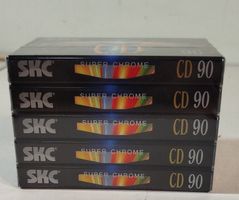 SKC Super Chrome CD 90 Kassetten, 5 Stk, (em25)
