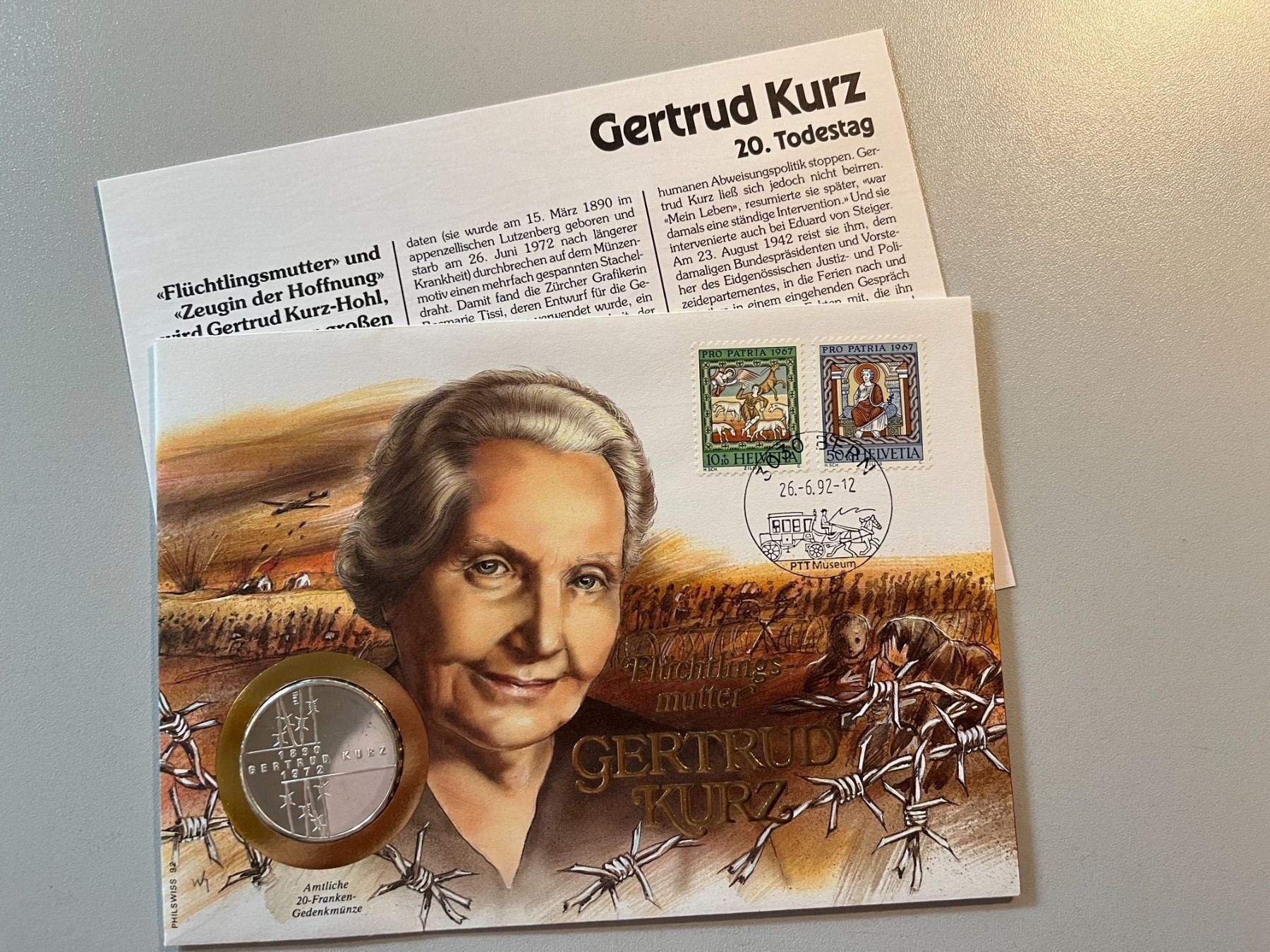 Alle Münzen: Münzbrief / Numisbrief - Silber – Neu (gemäss Beschreibung) aus Arch von Liam1919