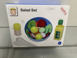 Spielba Salat Set aus Holz, neu