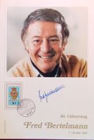 Fred Bertelmann 1925-2014 Autogramm Sammelkarte 18x26cm