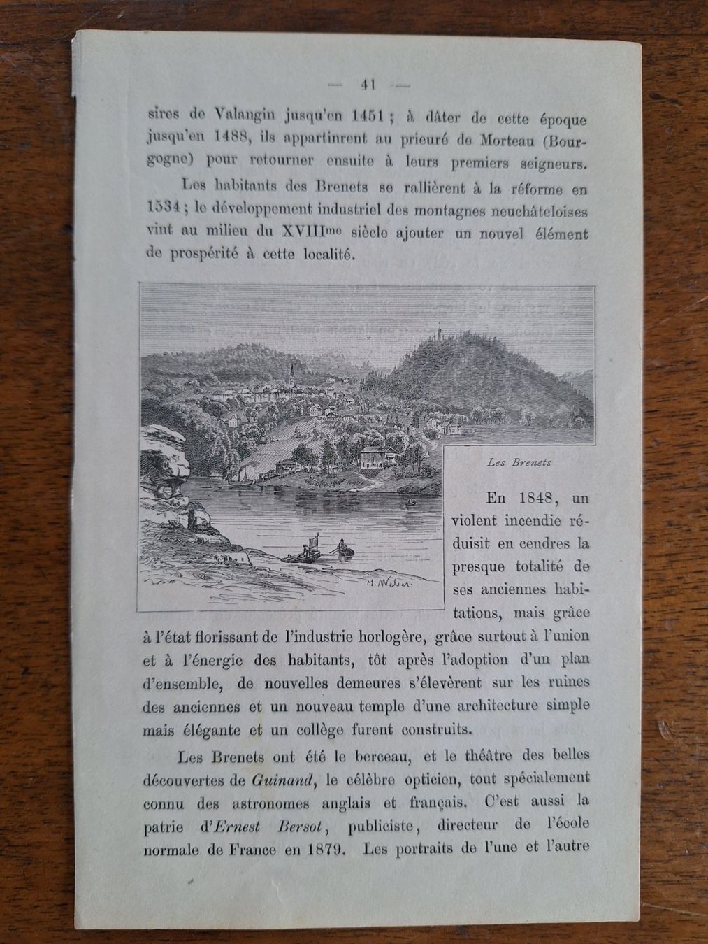 Incisioni: LE LOCLE ET LES BRENETS – Usato da Bevaix venduto da bohrap 3