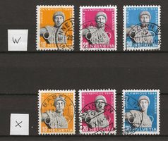 1944 : Nr. 259w - 261w + 259x - 261x : KP 112.--
