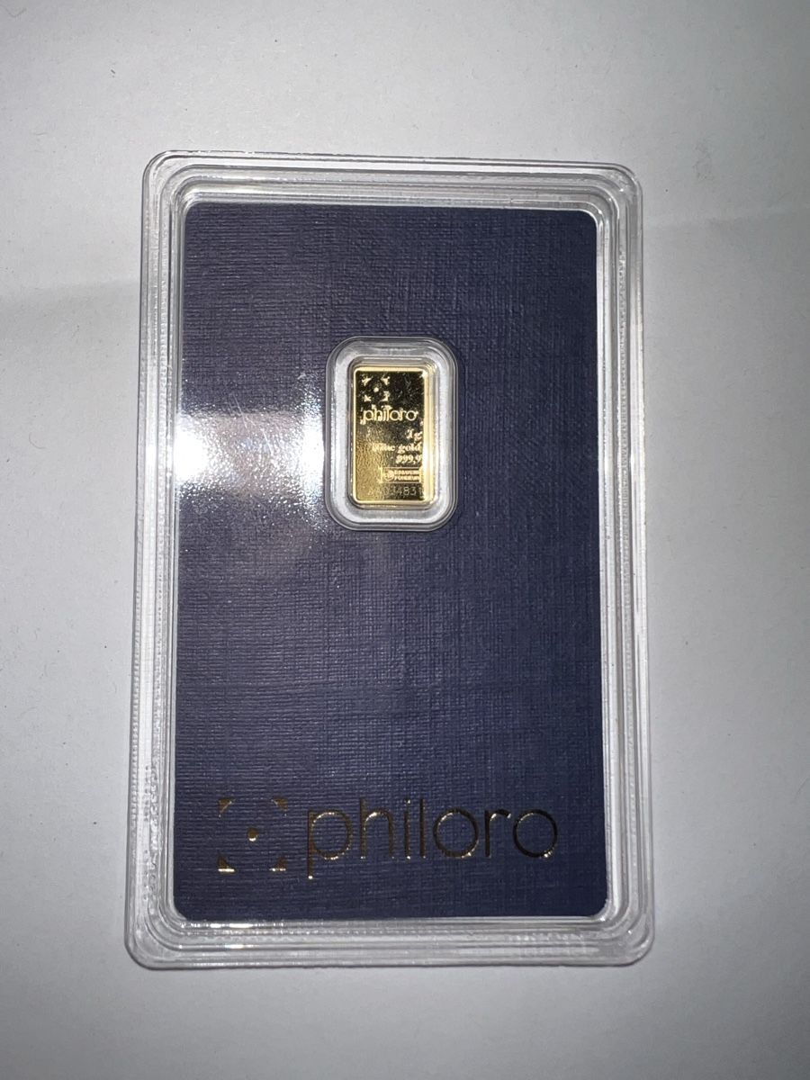 Metalli preziosi: 1g Gold Philoro – Nuovo e nell'imballaggio originale da Zürich venduto da MikisThings 1