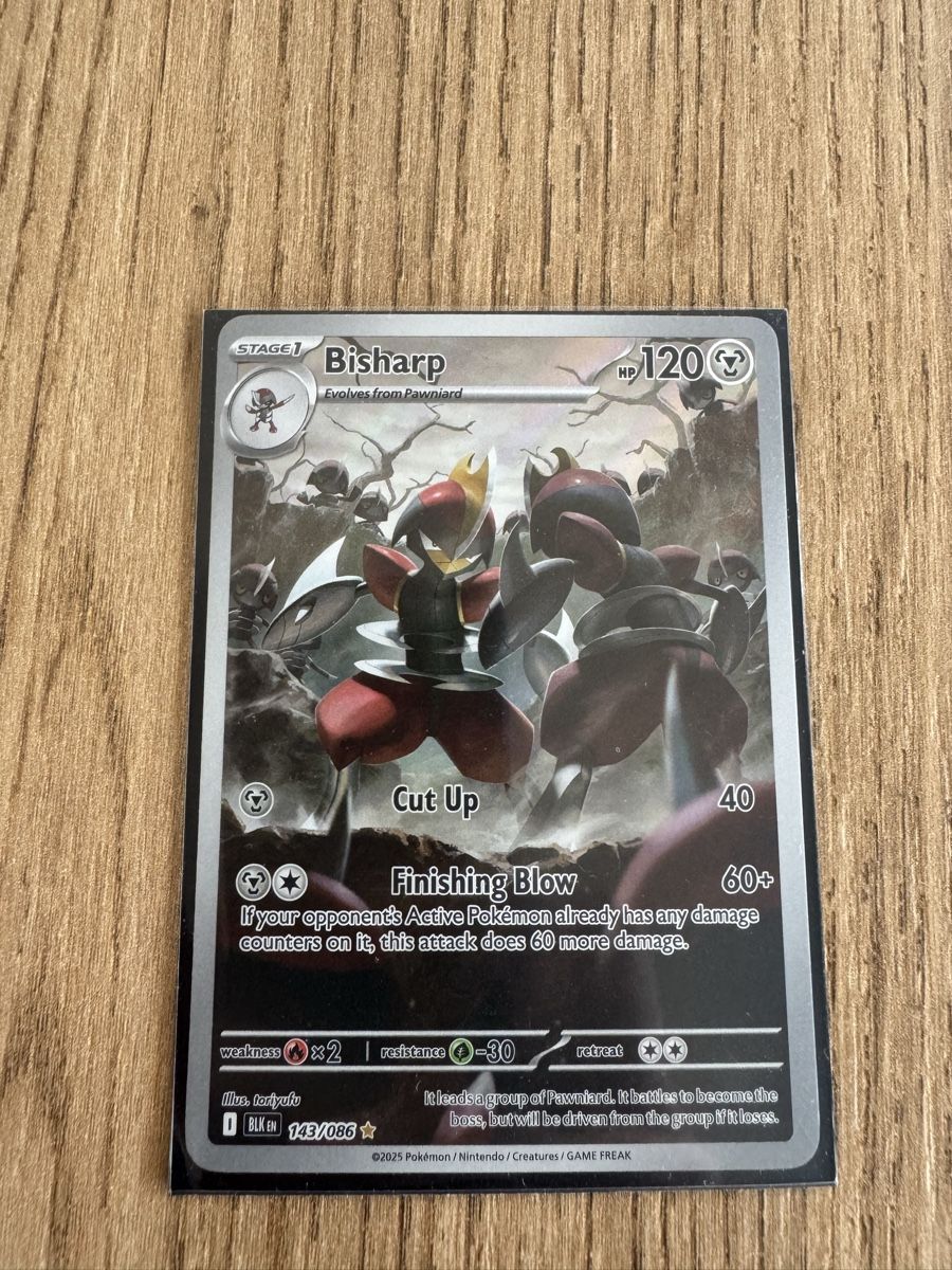 Pokémon Carte collezionabili: Bisharp 143/086 EN – Usato da Bellinzona venduto da Yanpa
