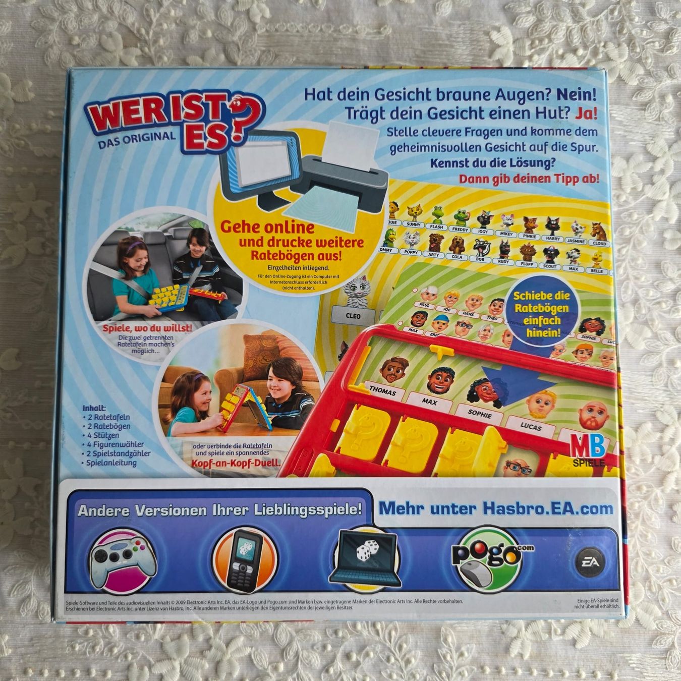 Hasbro Giochi: Wer ist Es? - Das Original - Gesellschaftsspiel Hasbro – Usato da Rheinsulz venduto da Dred 2