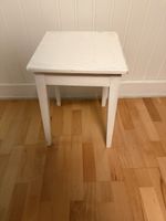 Hocker / Beistelltisch weiss Holz Landhausstil