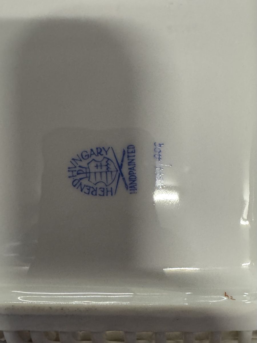 Herend Ciotole: Herend Korb Schale  – Usato da Schlieren venduto da Freundlich02 4