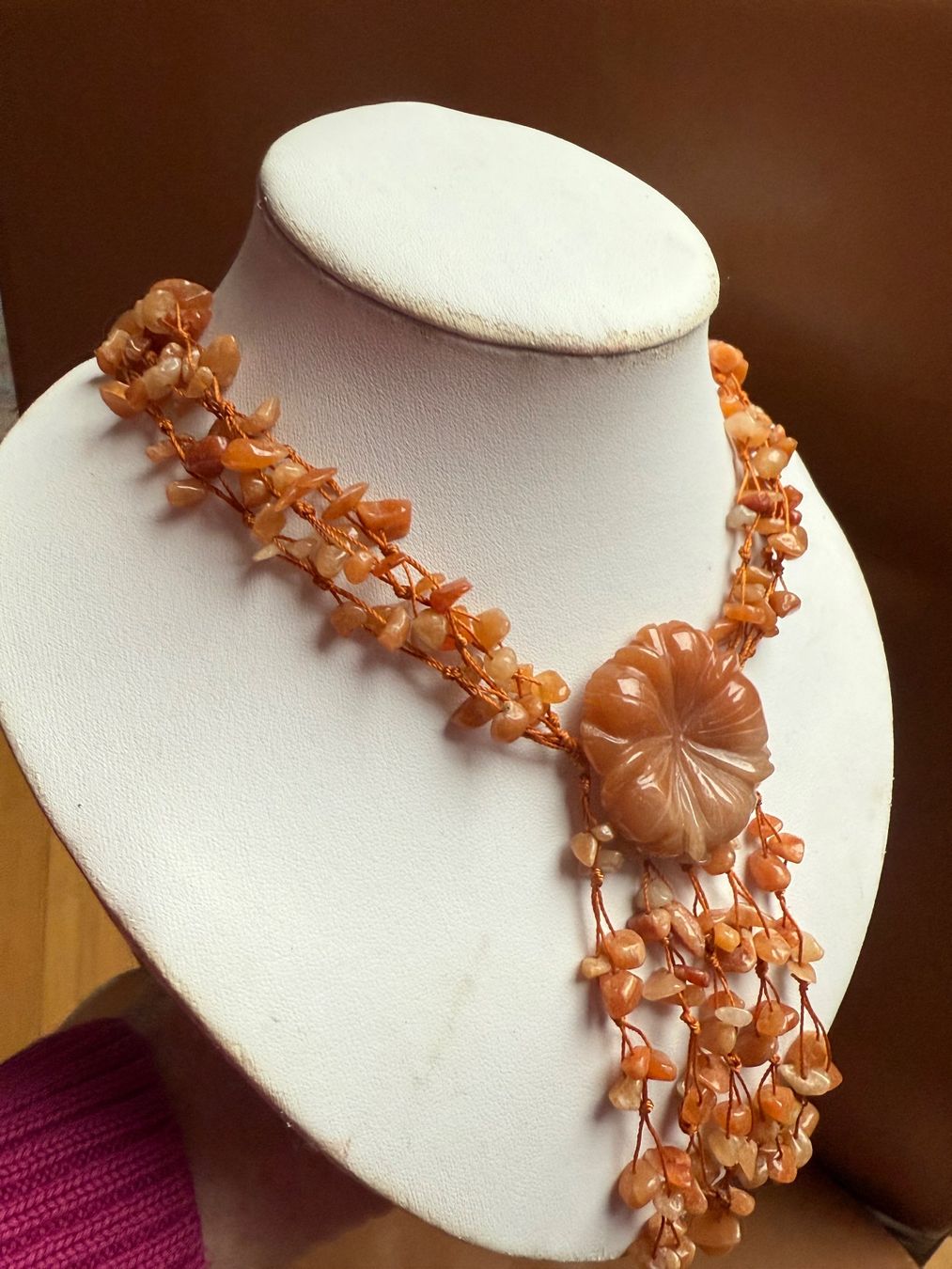 Catenine: Oranger Aventurin Kette NEU – Nuovo e nell'imballaggio originale da Basel venduto da Chili007 3
