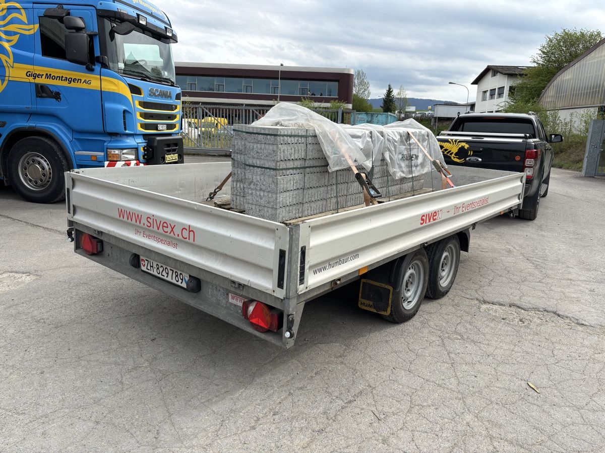 Rimorchi: Humbauer Tandem Anhänger 3to. – Usato da Horgen venduto da sivex 2