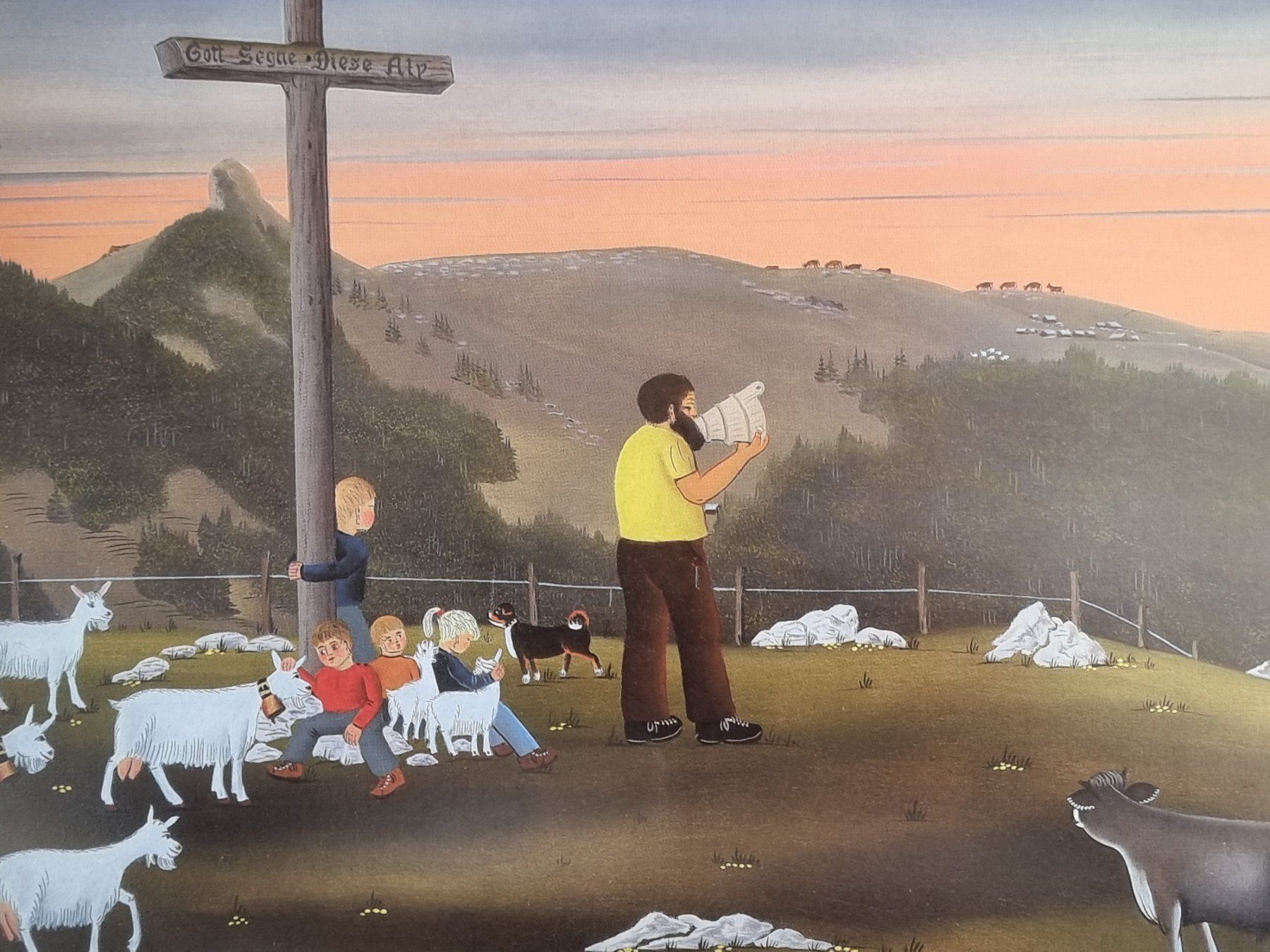 Posters & Illustrations: BARBARA BILD HINTER PASSEPARTOUT MONTIERT MIT RAHMEN – D'occasion à Gersau par grafik-kunst 2