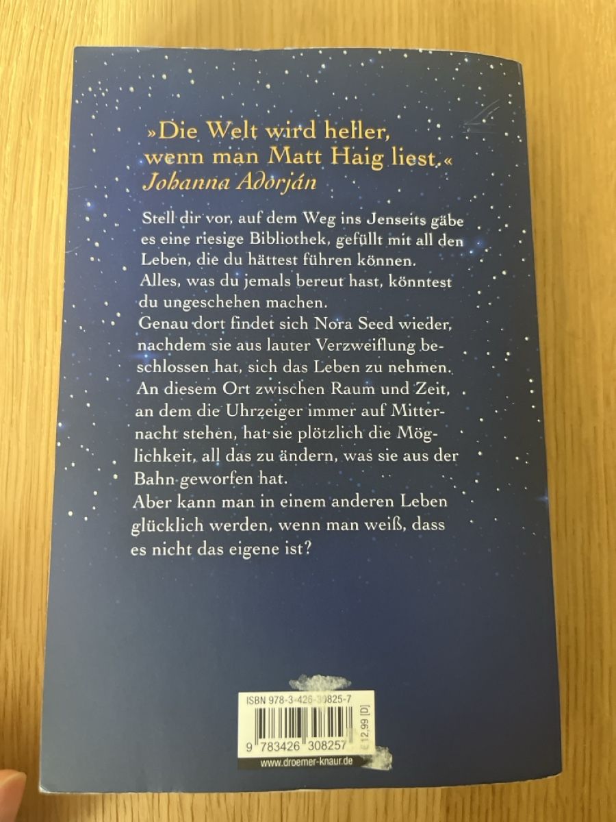 Bücher: Die Mitternachtsbibliothek von Matt Haig – Gebraucht aus Neuenhof von luz_h7hq 1