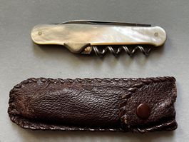 Sackmesser F. Schoder Söhne Thun 85 mm Perlmutt - Rarität