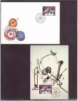1994 Jean Tinguely  FDC + Maxi Nr. 124