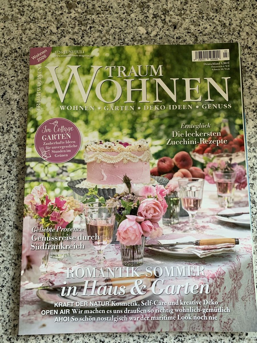 Zeitschriften & Magazine: Traumwohnen Juni/Juli 2026 – Gebraucht aus Ellikon an der Thur von Bali1999