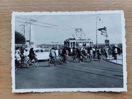 Altes orig. Foto Genf mit Tram
