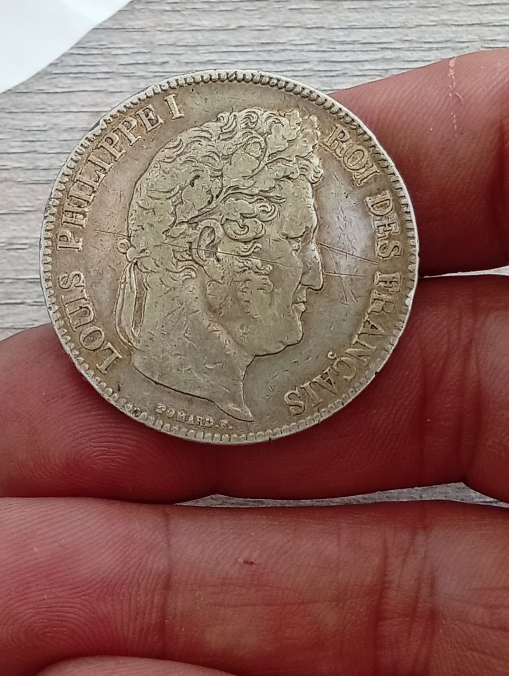 Alle Münzen: 5 franchi 1837 – Gebraucht aus St. Moritz von cri_n65y 1