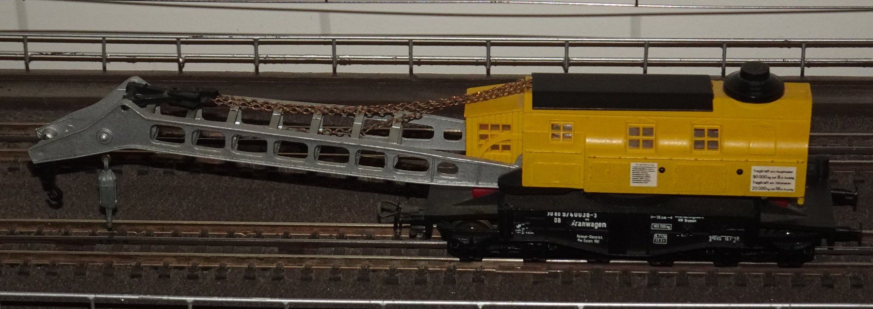 Liliput Modellini di ferrovie: Liliput 210 02 - Kranwagen – Usato da Grossaffoltern venduto da berner85 5