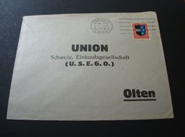 Illustrierter PJ-Brief 1926, Bonbons Disch, Othmarsingen