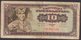 Jugoslawien 10 Dinara 1965
