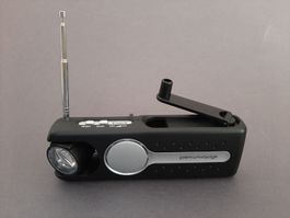 Radio FM/Leuchte mit Handkurbel