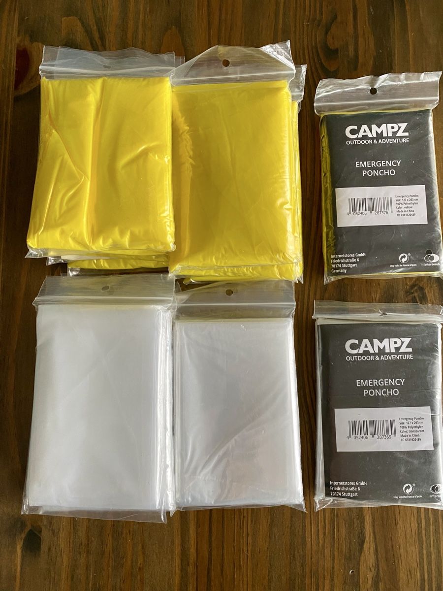 Altro in  Abbigliamento & Accessori: 15 Campz Notfallponcho, neu & originalverpackt – Nuovo e nell'imballaggio originale da Etzwilen venduto da Roto2 1