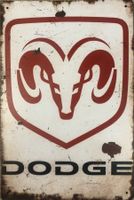 Dodge Blechschild Metallschild SUV Charger RAM Challenger