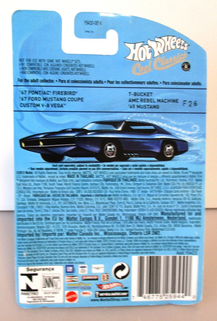Pontiac Modellini d'auto: HOT WHEELS '67 PONTIAC FIREBIRD - Y9430 – Nuovo e nell'imballaggio originale da Chêne-Bourg venduto da breno56 6