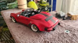 Porsche 911 Cabriolet Modellauto rot Sammlerstuck