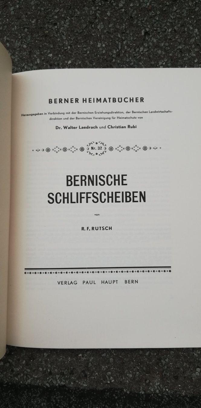 Libri: Berner Heimatbücher: Bernische Schliff-Scheiben – Usato da Thun venduto da Matthias72 3