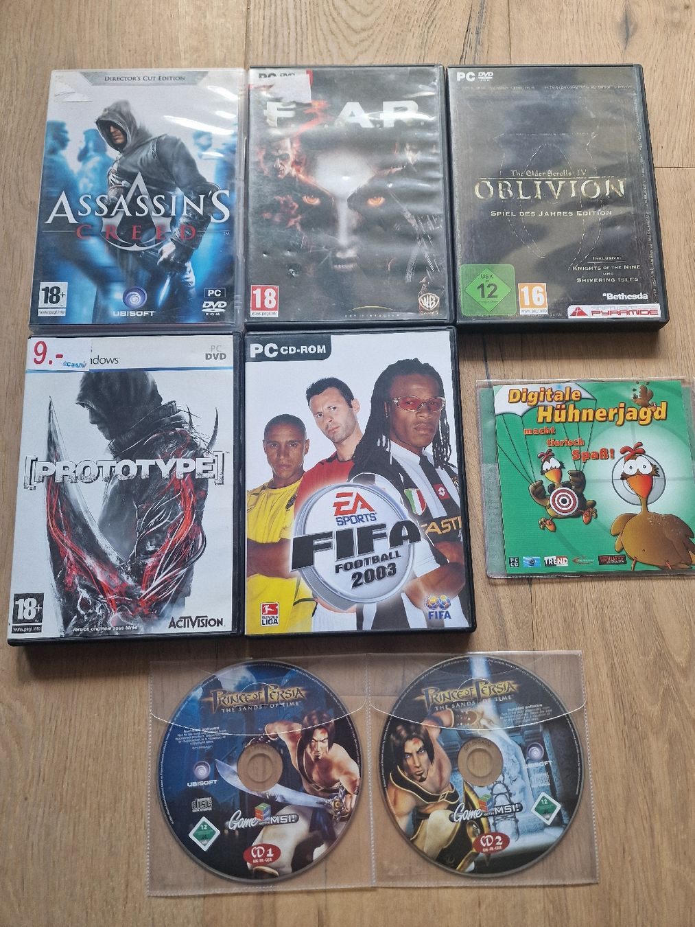 Jeux: PC Spiele Bundle – Oblivion / Prototype / Assassin’s Creed / – D'occasion à Fahrwangen par luk_bhw7
