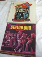 12" Vinyl Rock 2x Status Quo down the dustpipe + piledriver