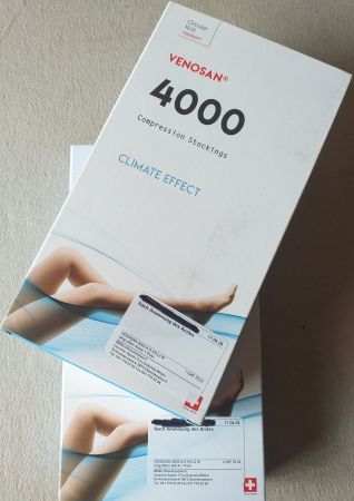 Venosan 4000 Kompressionsstrümpfe vorne offen, NEU !