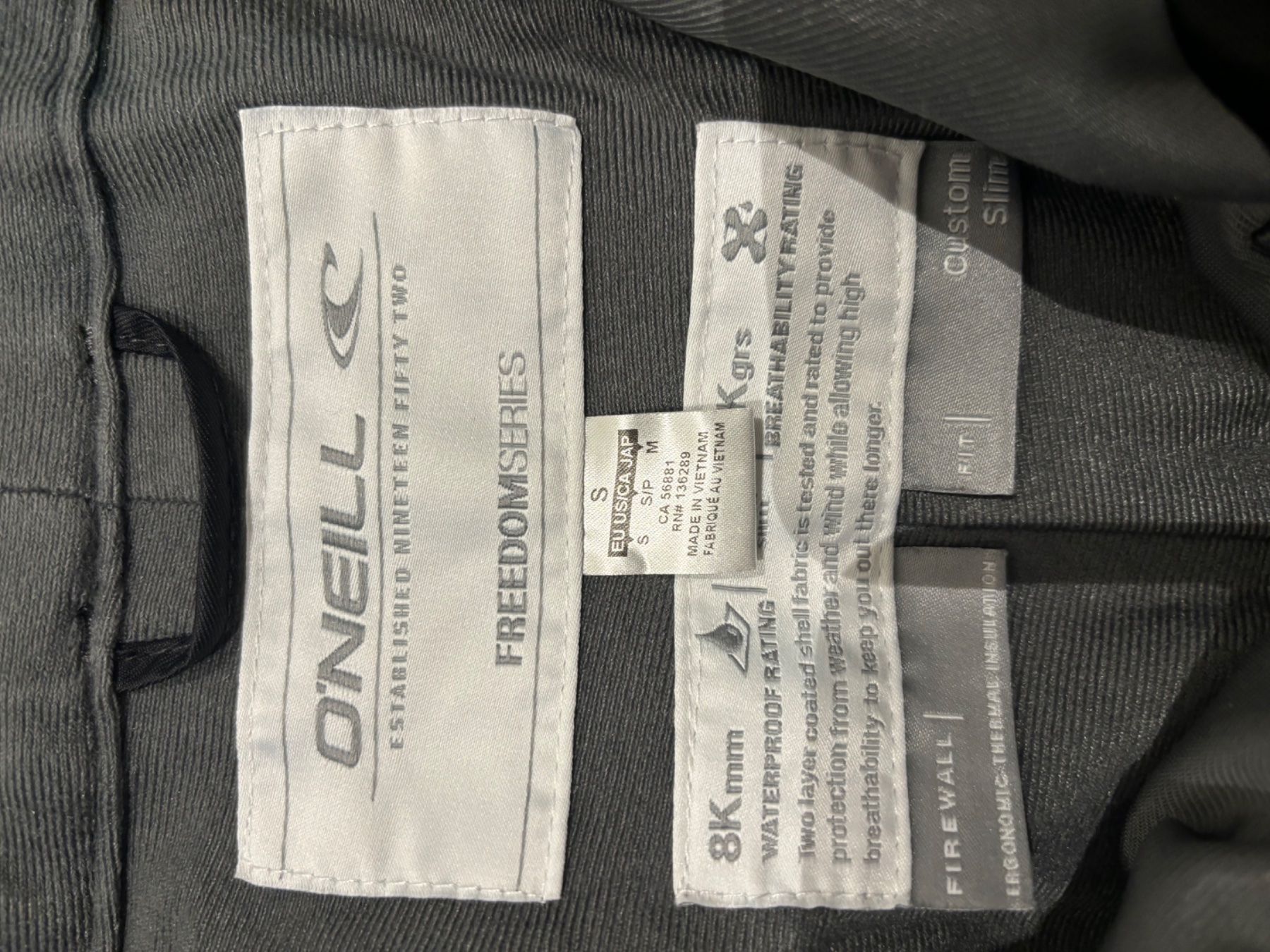 Sci: O’neill Skihose – Usato da Duebendorf venduto da tom_lp2m 2