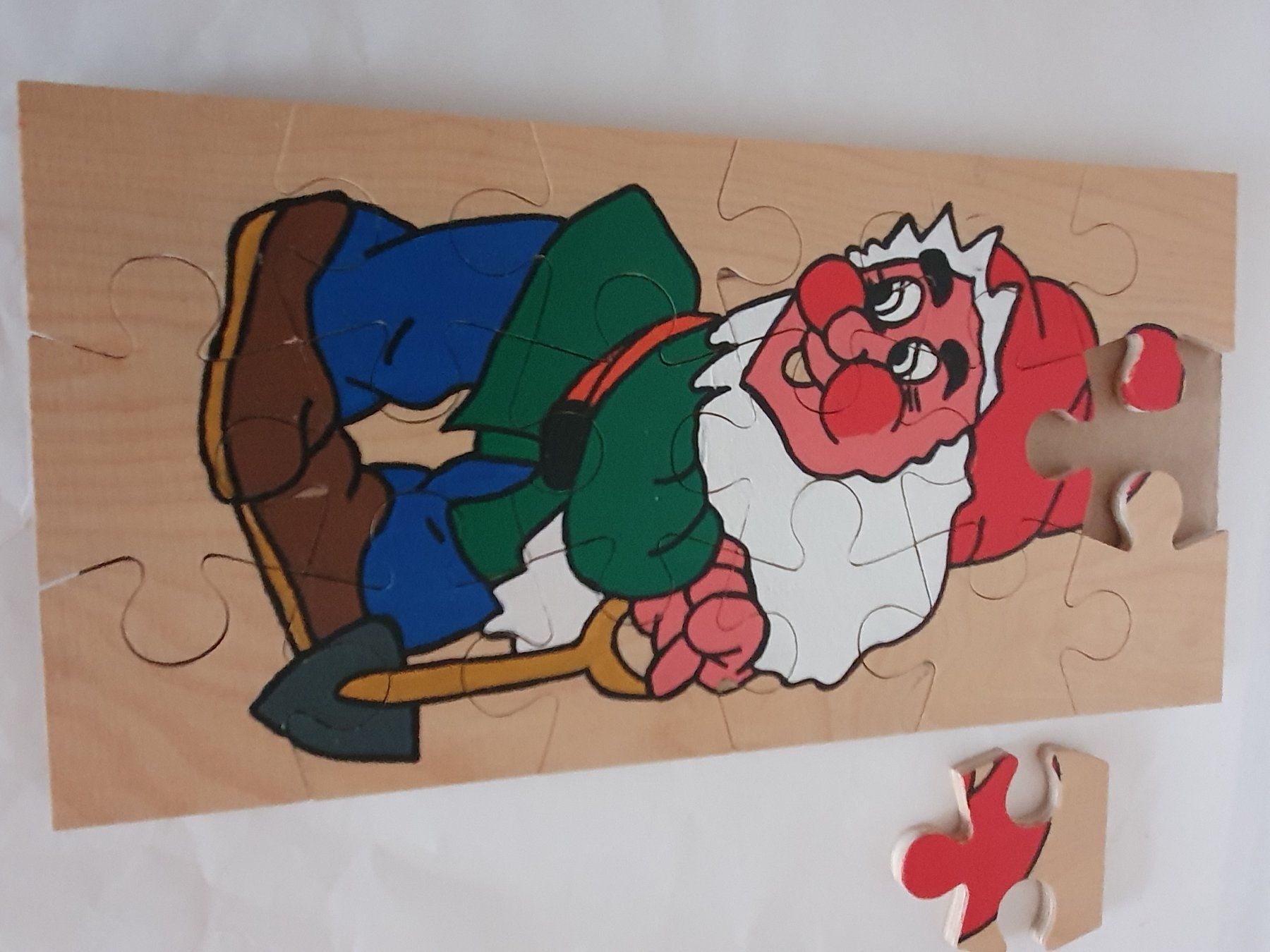Puzzle: Puzzle aus Holz, Zwerg – Nuovo (secondo la descrizione) da Menzingen venduto da ahegglin 1