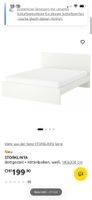 Storklinta Bettgestell – Weiss, 140 × 200 cm (Ikea)