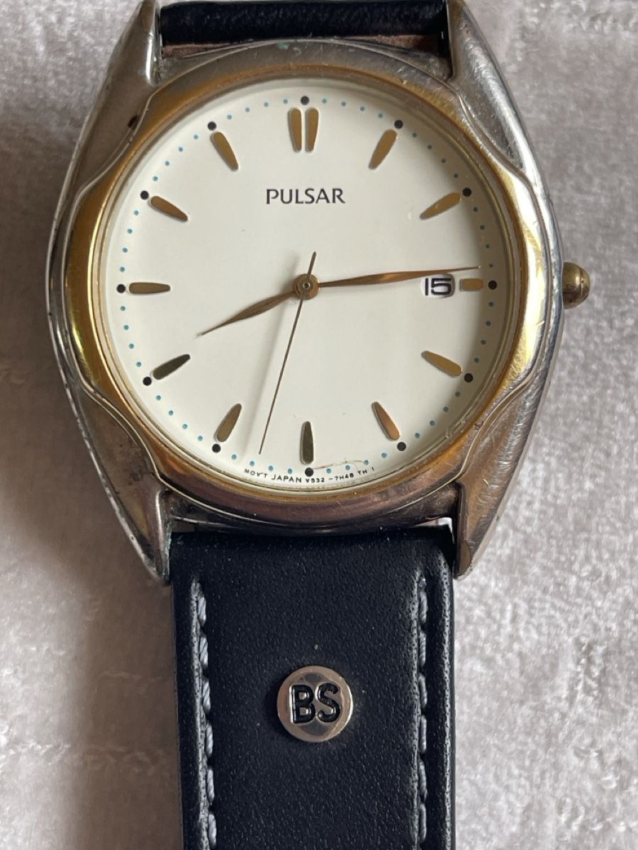 Orologi: Pulsar Watch with New Leather Strap. Classic Design. – Nuovo (secondo la descrizione) da Winterthur venduto da shp_xcc5