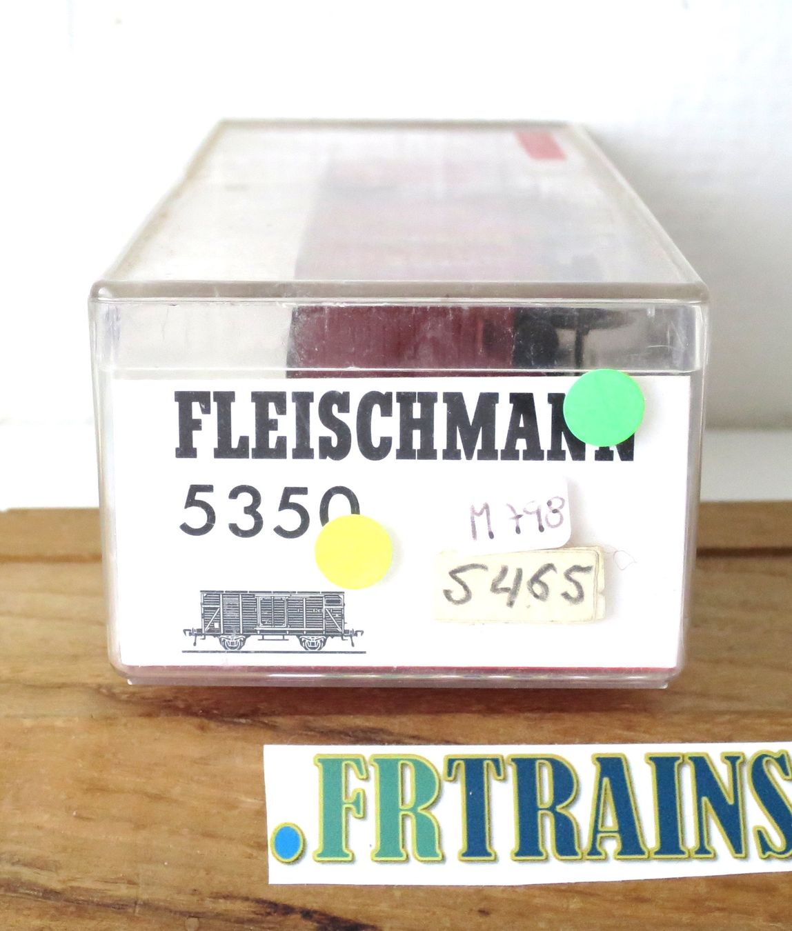 Fleischmann Modellini di ferrovie: FLEISCHMANN 5350  DRG WAGON COUVERT BRUN – Usato da Gland venduto da FRtrains 5