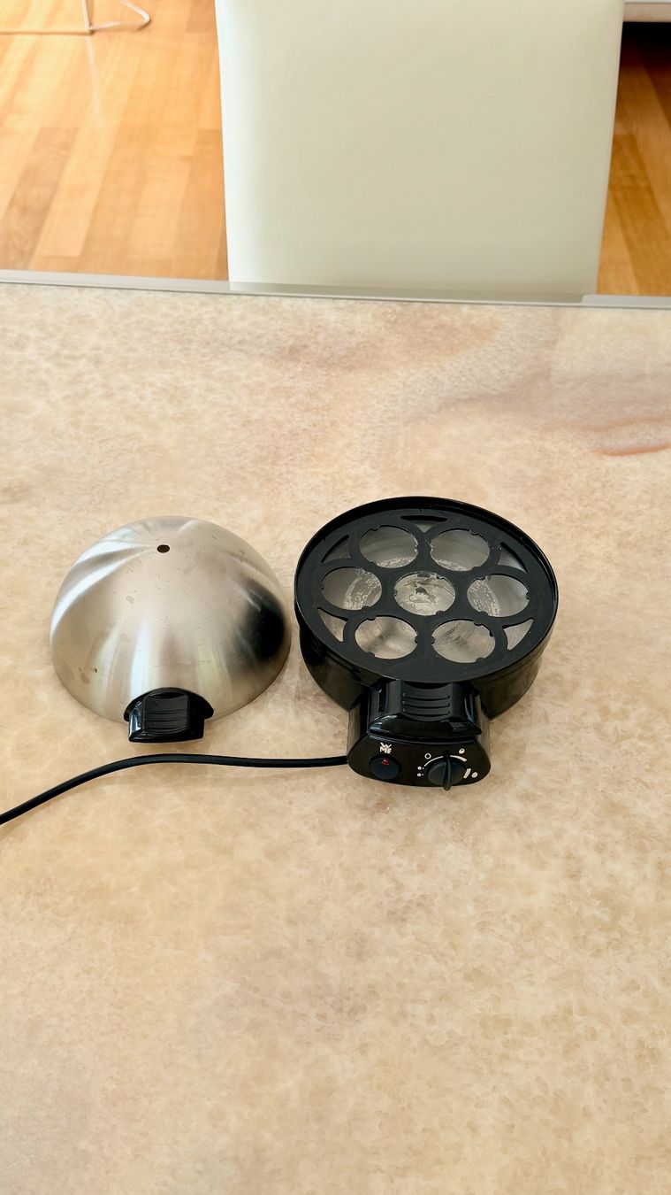 WMF Elettrodomestici da cucina: WMF Stelio Eierkocher 7 Eier Edelstahl Cromargan 380W – Usato da Zürich venduto da sr.zurich 1