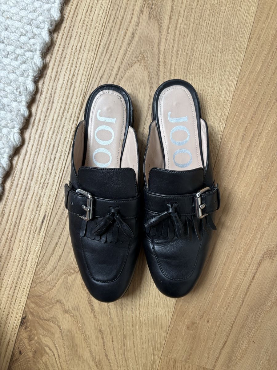 Joop Scarpe da donna: Joop Pantoletten schwarz Leder  – Nuovo (secondo la descrizione) da Schaffhausen venduto da juf_98r9 1