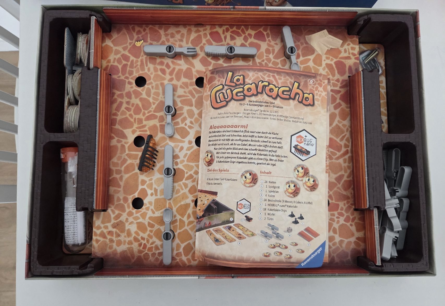 Ravensburger Giochi: Ravensburger Spiel La Cucaracha mit Hexbug Nano – Usato da Stallikon venduto da nic_xt7v 1