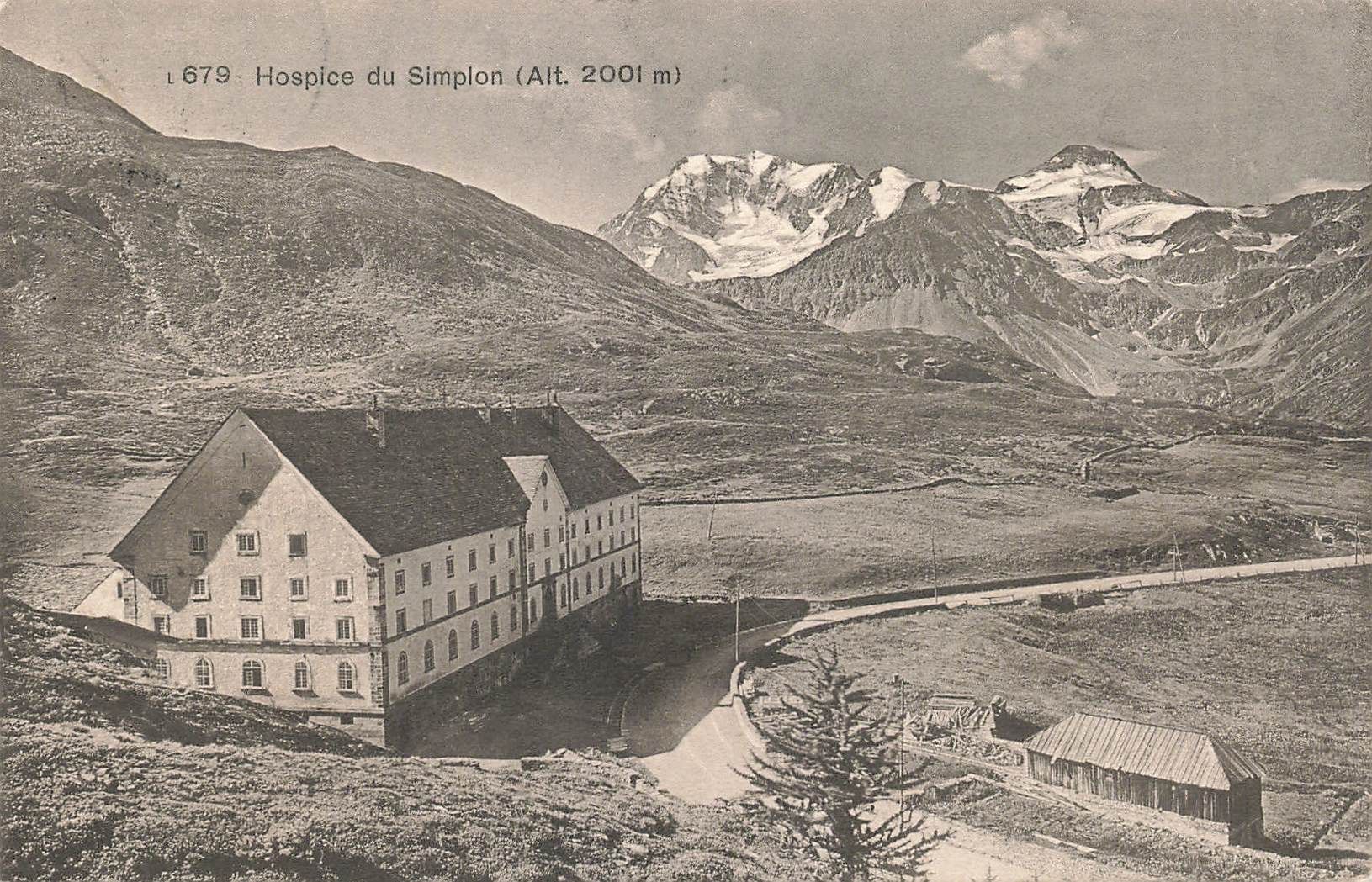 Cartoline postali: Simplonpass (VS) Hospiz Simplon Alpenpanorama – Usato da Biasca venduto da Blenio71