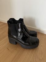Vagabond Stiefel, Lack, Schwarz, Grösse 38