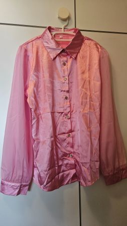 Camicetta rosa poliestere tg.M