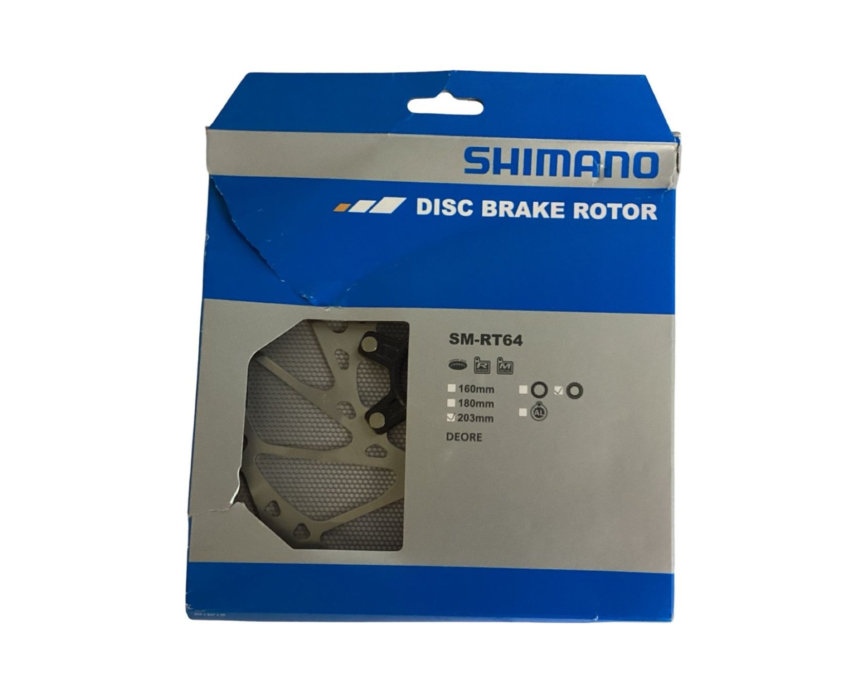 Shimano Pezzi di ricambio: SHIMANO Deore disc 203mm, SM-RT64 – Nuovo (secondo la descrizione) da Zürich venduto da Restwert_Zuerich 1