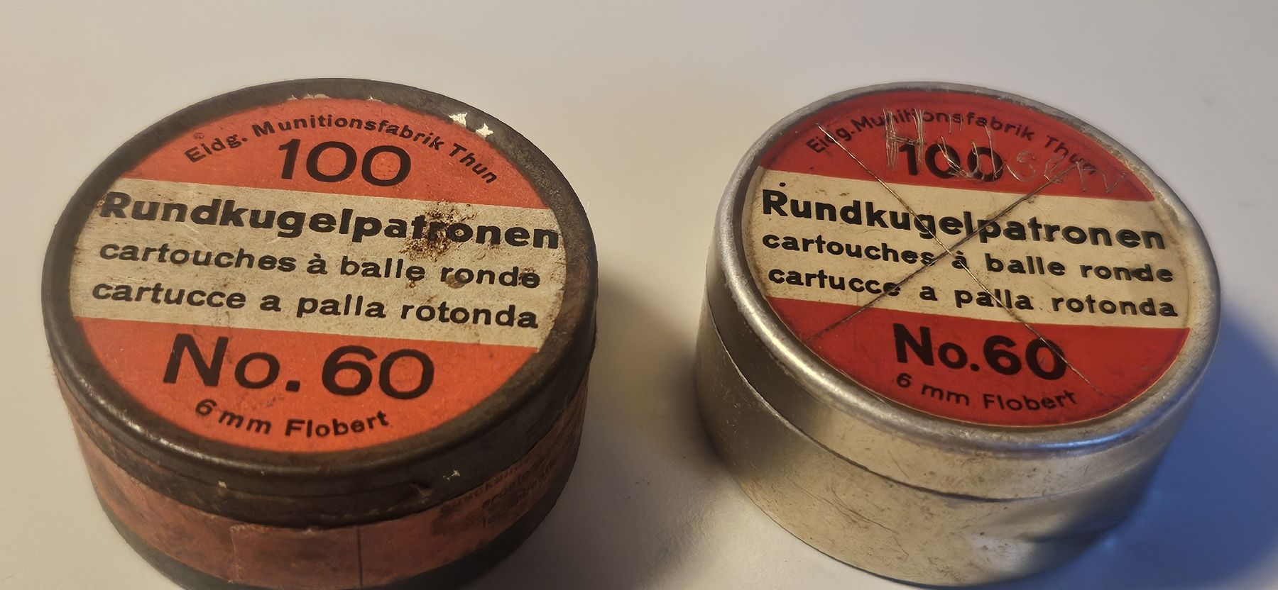 Pots: Alte Blechdosen Munition x3 – D'occasion à Belp par Ginus85 2