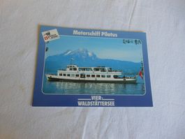 Ansichtskarte,Vier Waldstättersee Motorschiff Pilatus