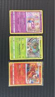 Pokémon Karten – 3x Holo Rare – Cresselia, Rillaboom & Blazi