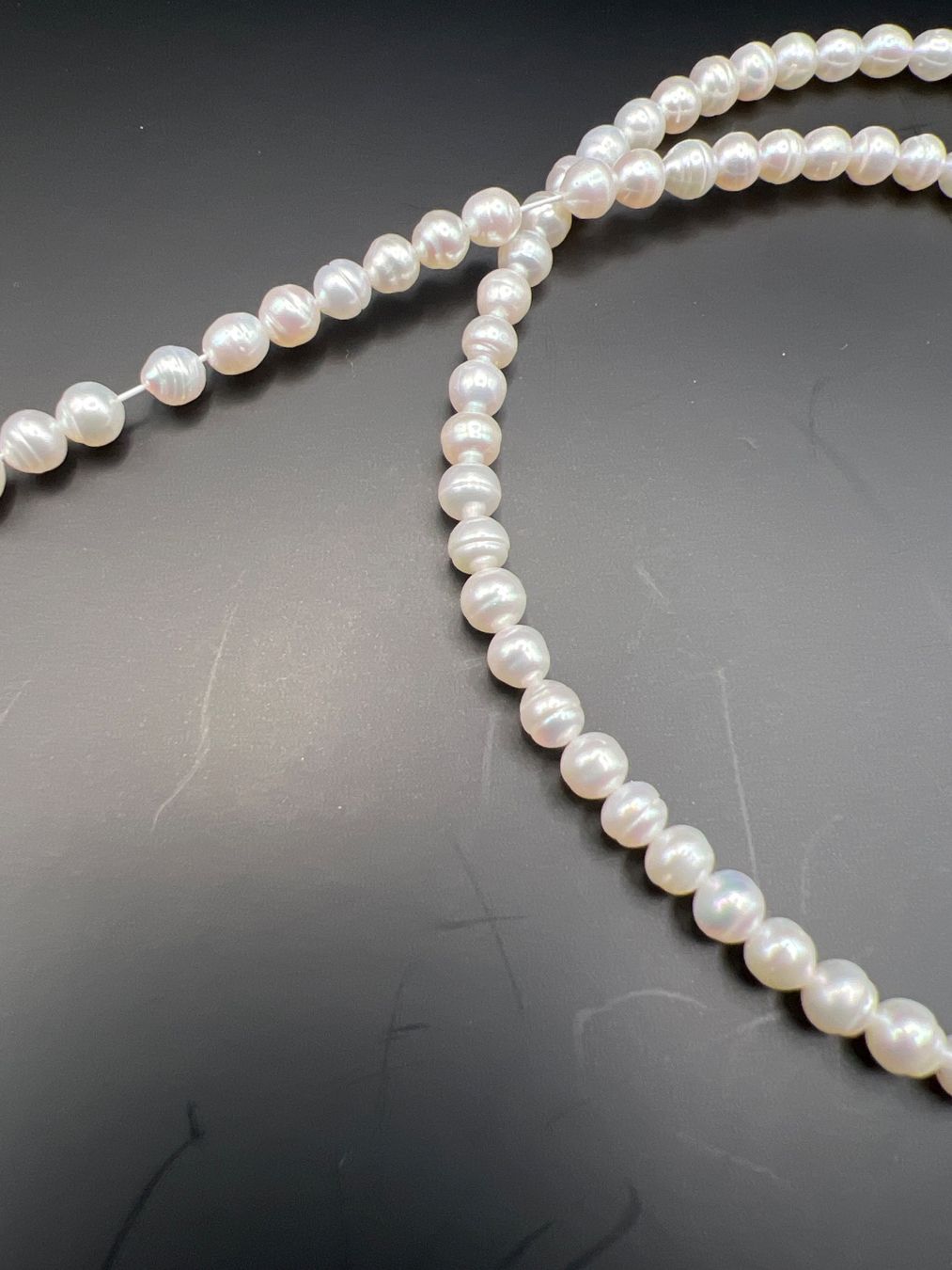 Catenine: Perlenkette weiss 39cm – Nuovo (secondo la descrizione) da Uznach venduto da Ya_x7x6 1